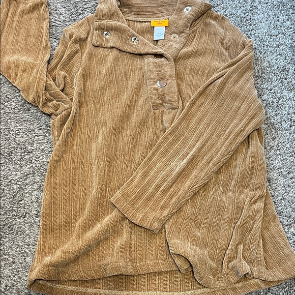 Ruby Rd. Tan Sweater - Picture 1 of 2